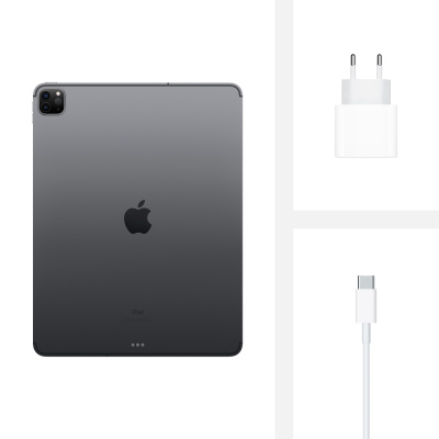 Планшет APPLE iPad Pro 2020 12.9" 256Gb Wi-Fi + Cellular MXF52RU/A, 256Гб, 3G ,4G , iOS темно-серый