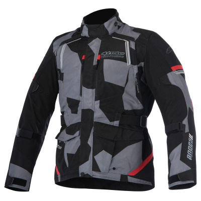 ALPINESTARS Мотокуртка ANDES v2 DRYSTAR JACKET чёрно-камуфляжно-красный