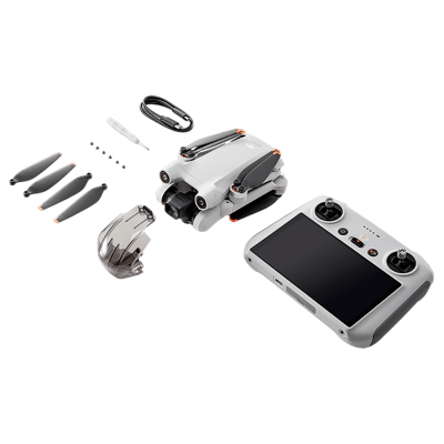 Квадрокоптер DJI Mini 3 Pro DJI RC, серый