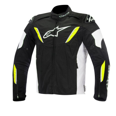 ALPINESTARS Мотокуртка T-GP R WATERPROOF чёрно-бело-жёлтый