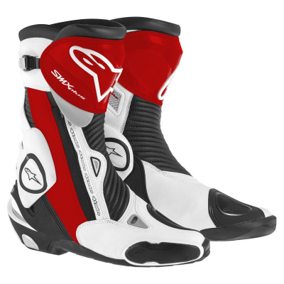 ALPINESTARS Мотоботы SMX PLUS чёрно-красно-белый