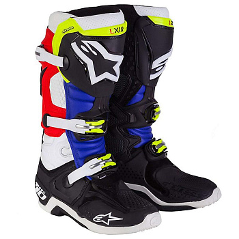 ALPINESTARS Мотоботы TECH 10 бело-сине-красный