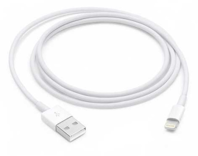 Кабель APPLE MXLY2ZM/A, Lightning (m) - USB (m), 1м, MFI, белый